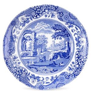 Spode Italian Blue and White Porcelain Dinner Plate